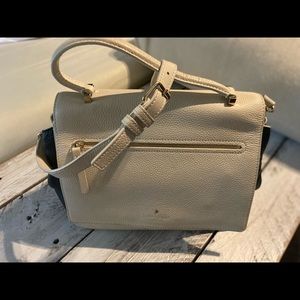 Black and White Leather Kate Spade Bag